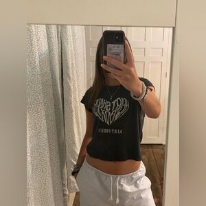 Pull and bear black top, xs